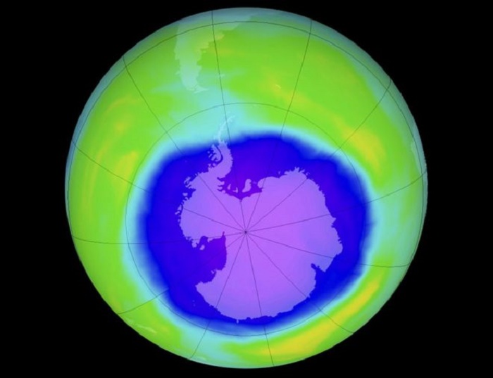 `Healing` detected in Antarctic ozone hole